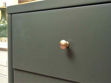 Crate & Barrel 'Hampshire' Olive Green Finish  4  Drawer Chest