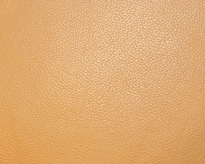 Ekornes Camel Leather Square Storage Ottoman
