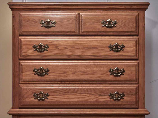 Athens Furniture Oak 5 Drawer Chest