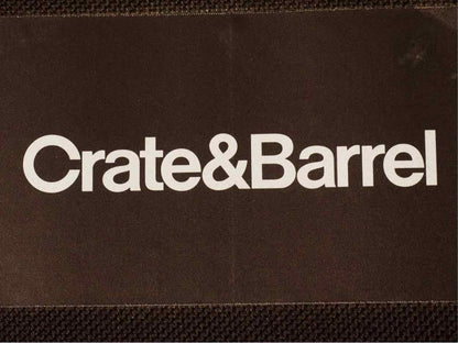 Crate & Barrel  'Barrett II'  Dove Gey Track Arm Queen Sleeper Sofa