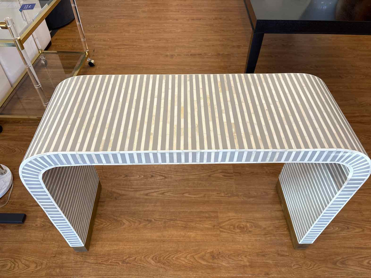Anthropologie Waterfall Inlay Console Table
