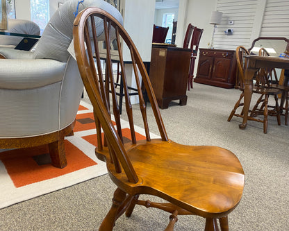 Petite Walnut Windsor Side Chair