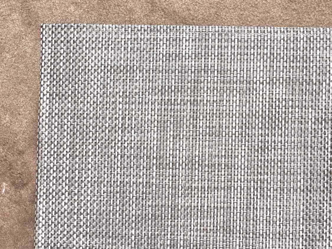 Chilewich Inc  Indoor & Outdoor Basket Weave Non Slip Backing Area Rug