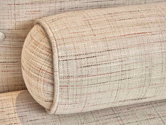 Home Meridian Multi Colored Weave Upholstered 2 Cushion Tufted Back  Sofa