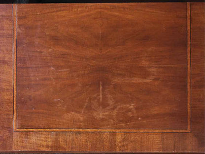 White Fine Furniture Inlaid Mahogany Nightstand