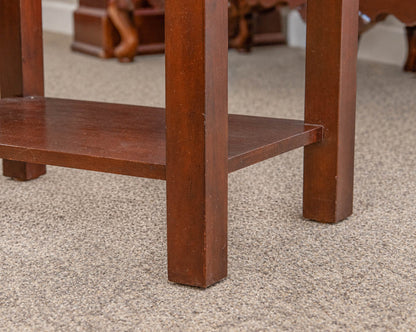 Pair of Mahogany Two Drawer Nightstands
