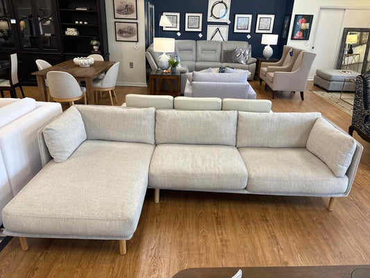 Crate & Barrel 2-Piece 'Wells' Sectional