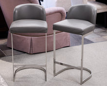 Restoration Hardware Rome Leather Counter Stools