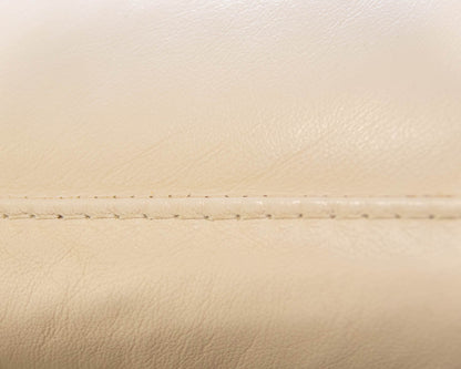 Italia Motion 2 Seat Recliner Sofa in Bisque Color Leather