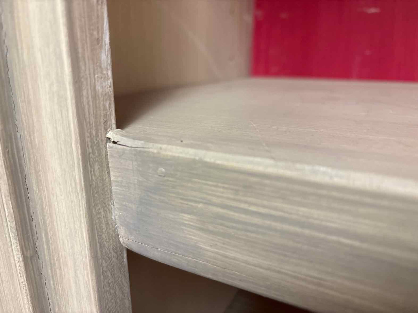 Painted Grey 4-Shelf Bookcase