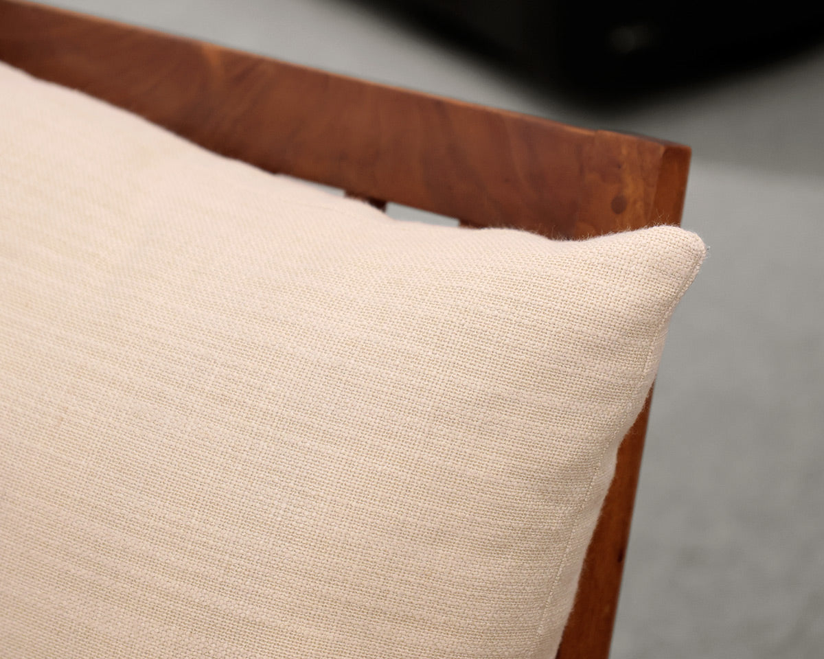 George Nakashima Built Black Walnut Settee