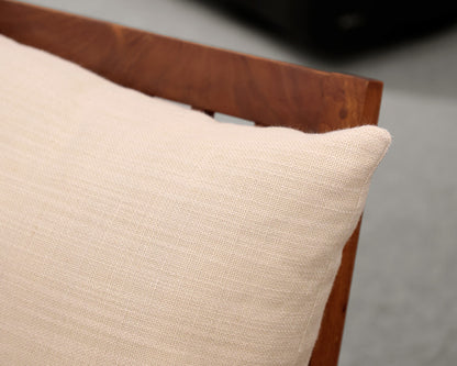 George Nakashima Built Black Walnut Settee