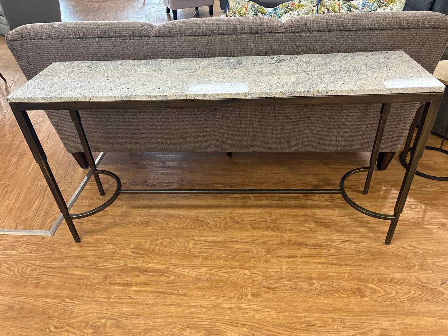 Contemporary Granite Top Console