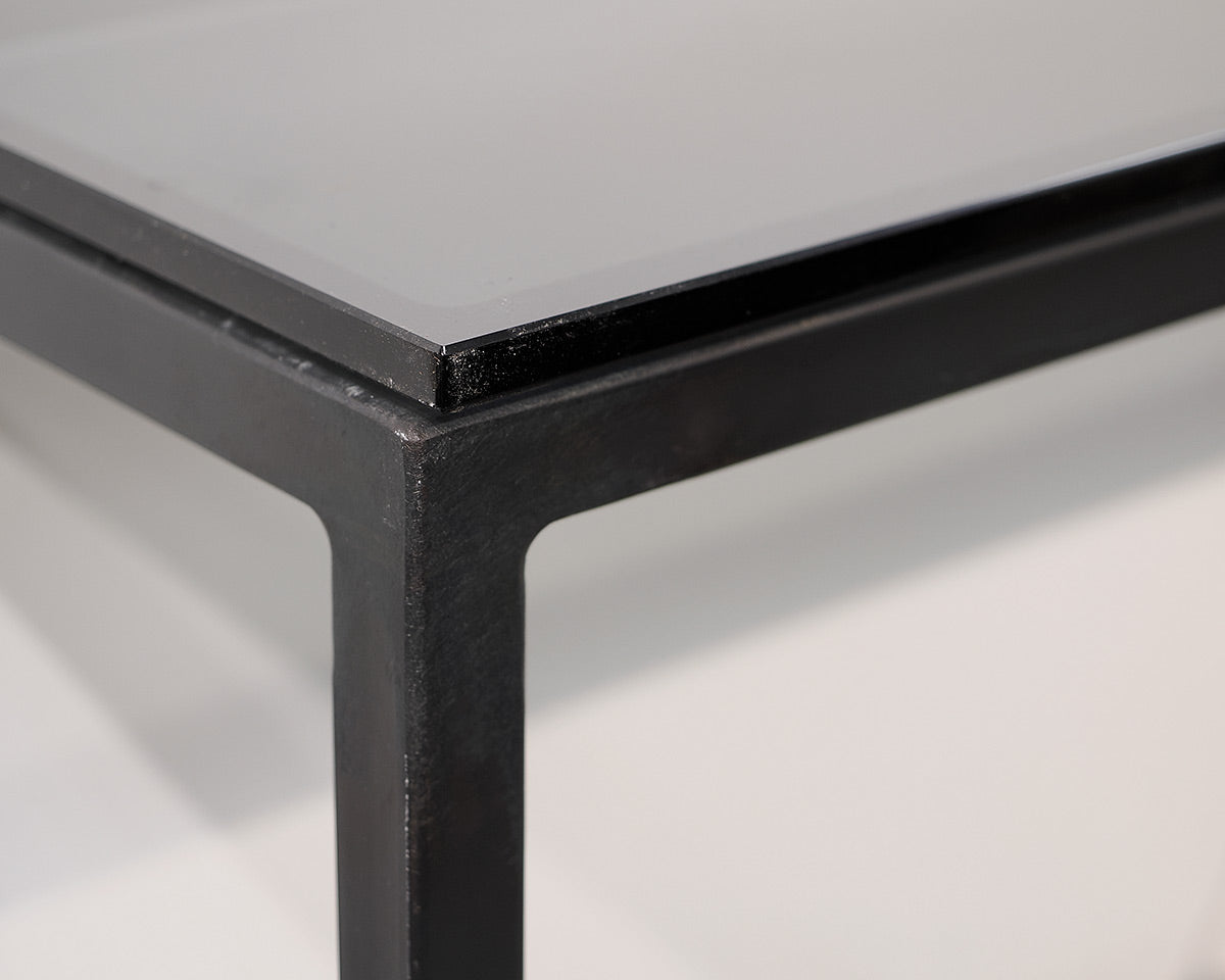 Room & Board Glass Top Console