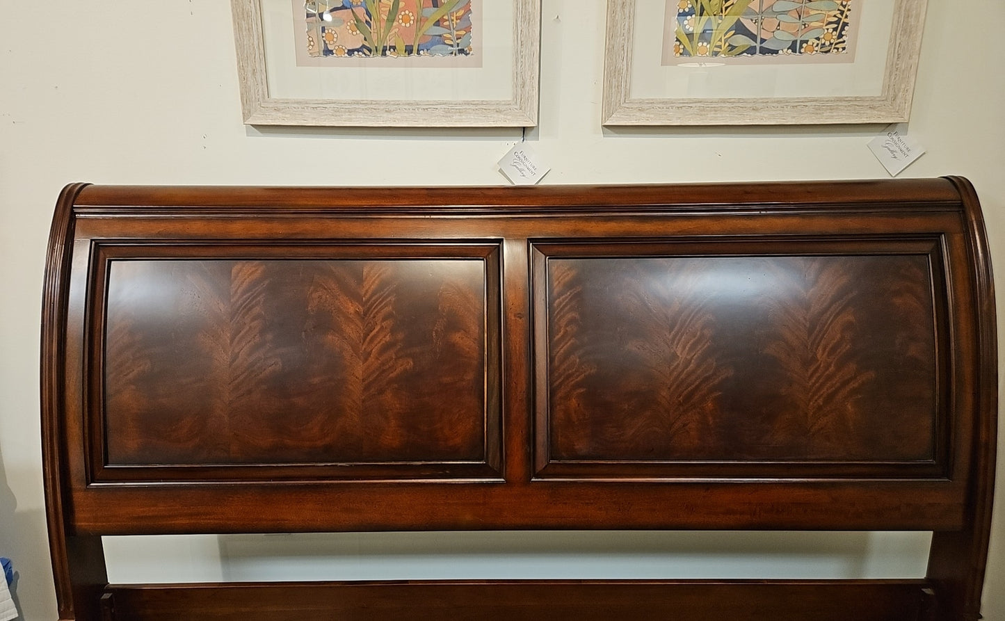 Ethan Allen Newport 'Somerset' King Sleigh Bed