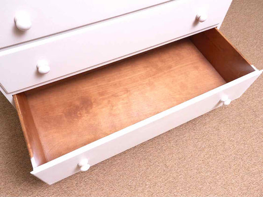 'Sea Foam White' Finish 4 Drawer Chest