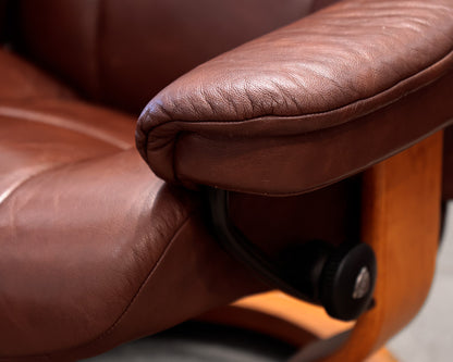 Ekornes Stressless Chair and Ottoman