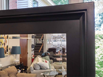Aspen Home Seven Drawer Black Dresser & Mirror