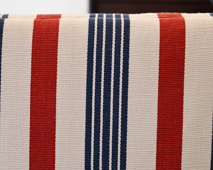 Upholstered Twin Stripped Bed Frame