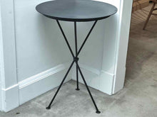 Black  Metal Round  Bistro Dining Table