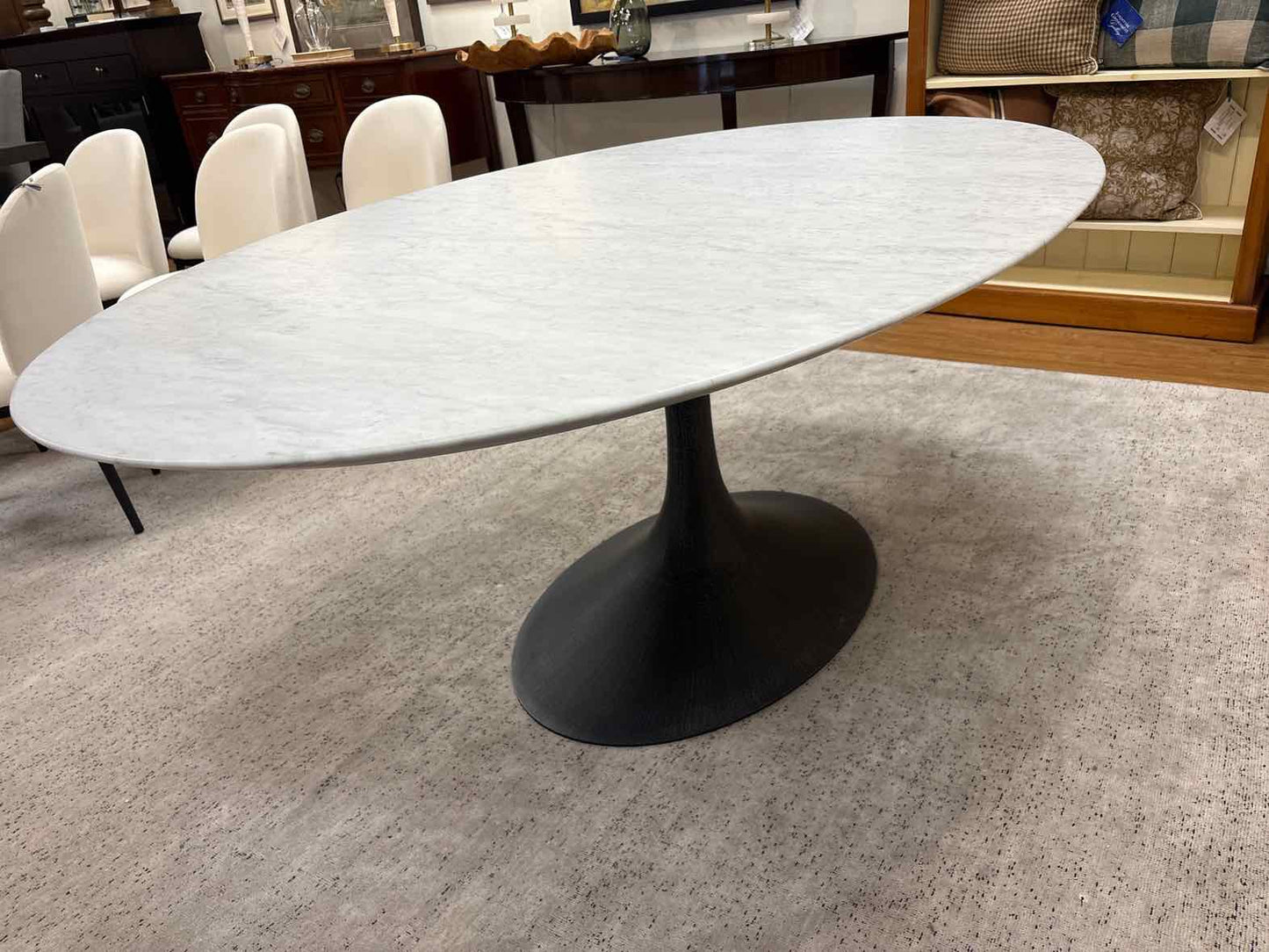 RH 'Aero' Marble Top Dining Table