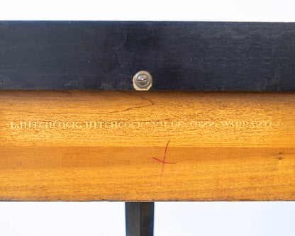 Hitchcock Maple Demilune Console