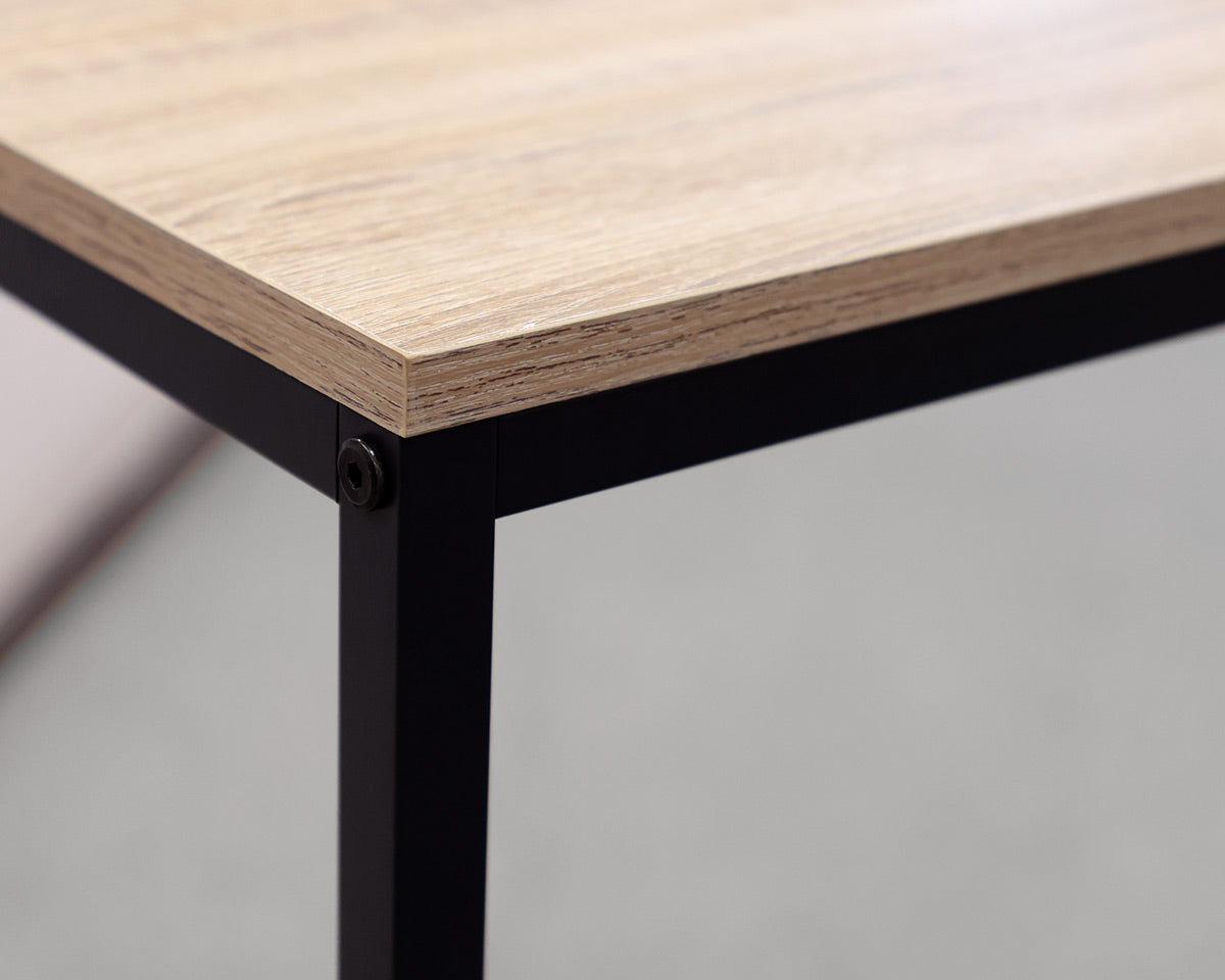 Industrial Console w/ Wooden Top
