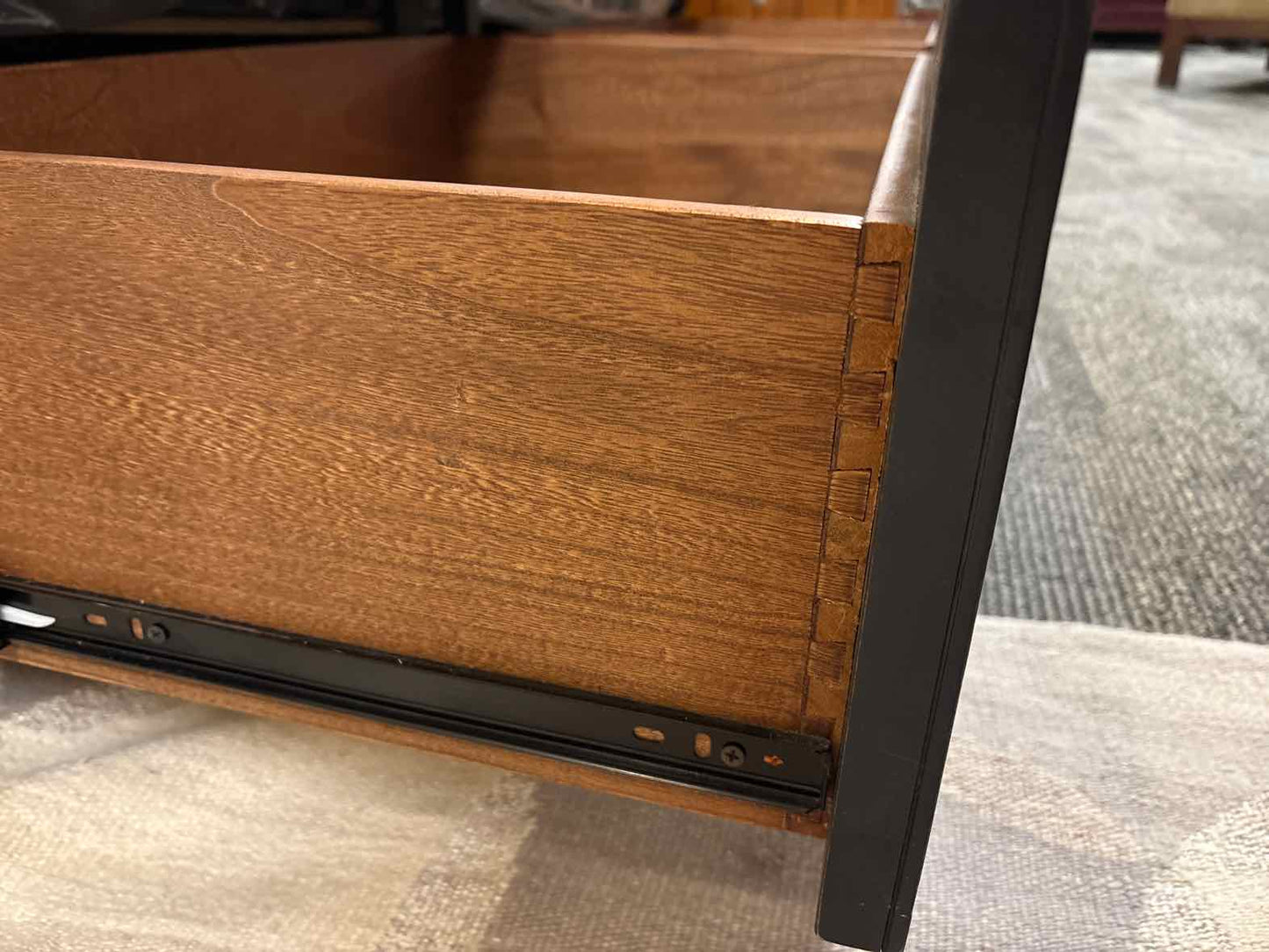 A America 'Stormy Ridge' King Storage Bed in Black