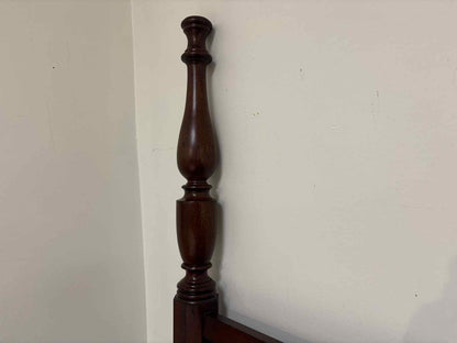 Ethan Allen Mahogany 4-Poster Queen Bed