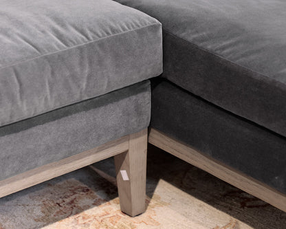 Restoration Hardware Italia Chesterfield Sofa Chaise