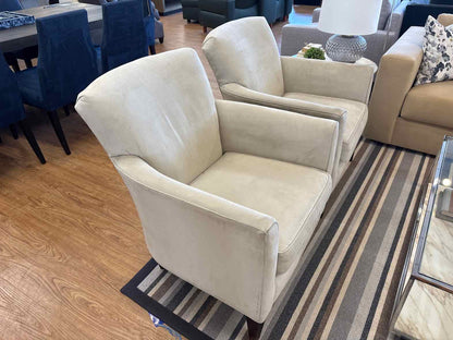 Pair of Pottery Barn 'Marcel' Arm Chairs