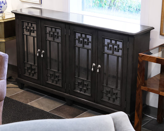Smokey Gray Mirrored Sideboard
