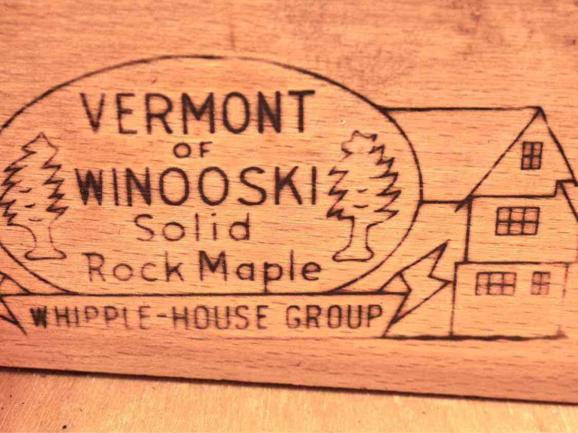 Vermont Winooski Inc  Solid Rock Maple 5 Over 2 Drawer Chest