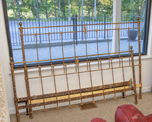 Domain French King Metal Bed in Pewter Finish