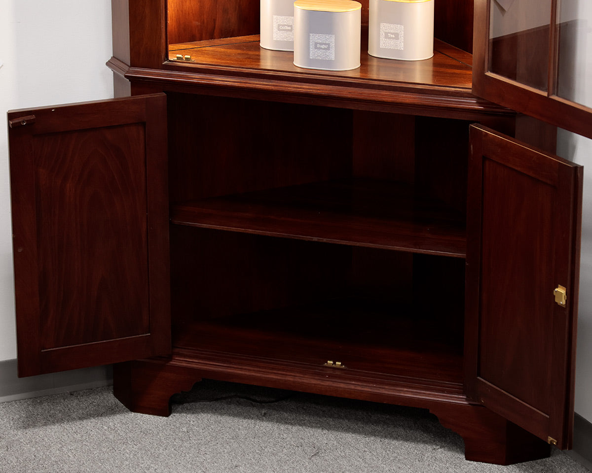 Henkel Harris Cherry Corner China Cabinet
