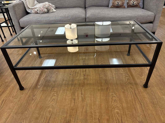 Glass Top Cocktail Table