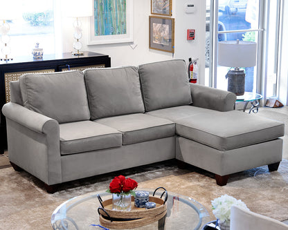 Pottery Barn "Cameron" Reversible Chaise Sectional