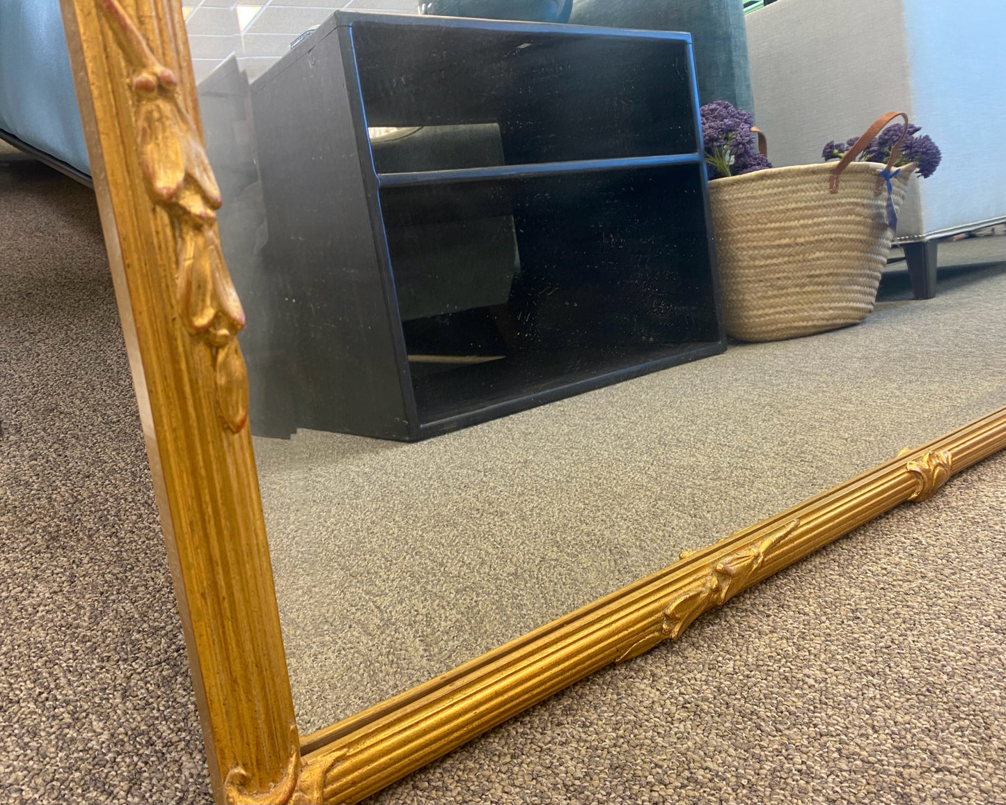 Carver's Guild Horizontal Bow Top Mirror