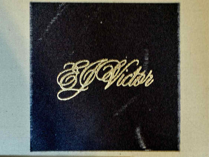 EJ Victor  Beige  Chenille Blend Upholstered 3 Cusion Sofa