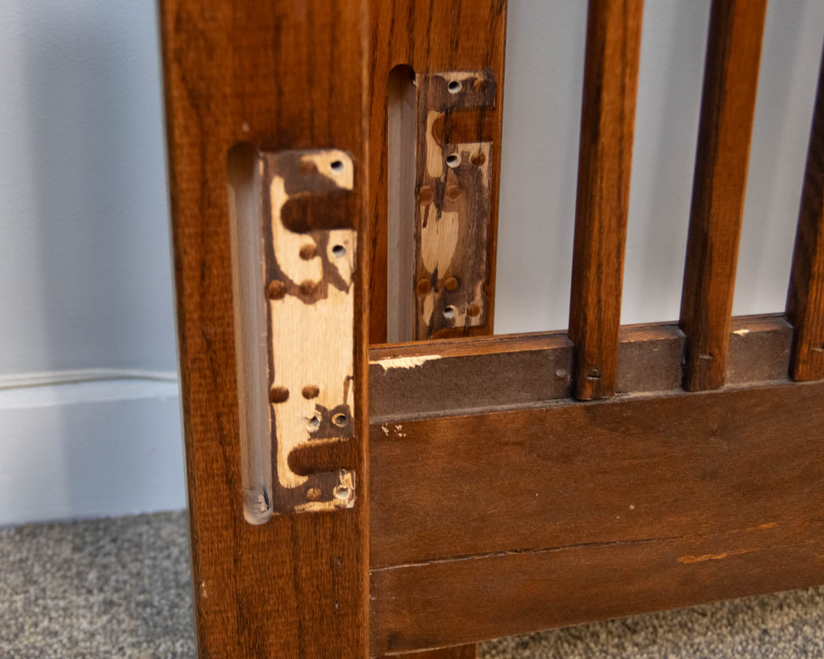 Shaker Mission Style Oak King Bed