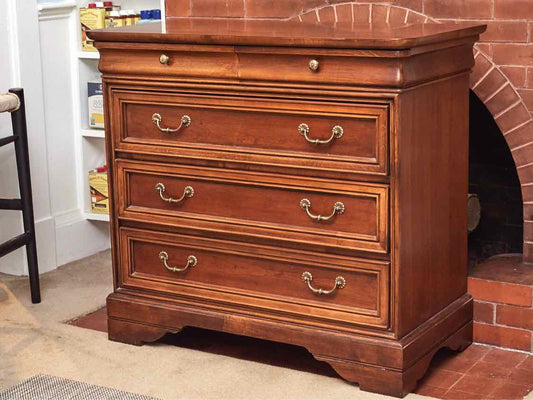 Lexington  Cherry 5 Drawer Accent  Chest with Brass Handles