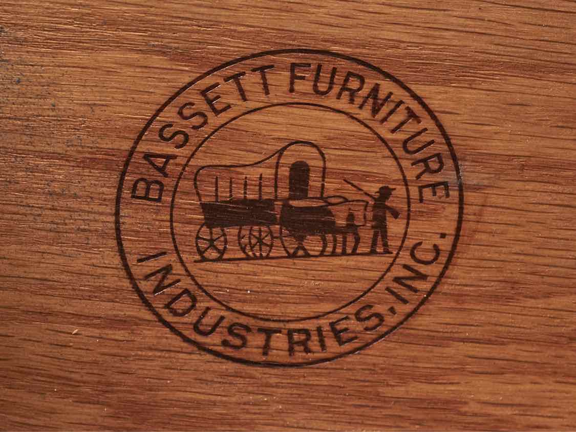 Basset Custom Finish 'Encore Blue'  3 Drawer Dresser