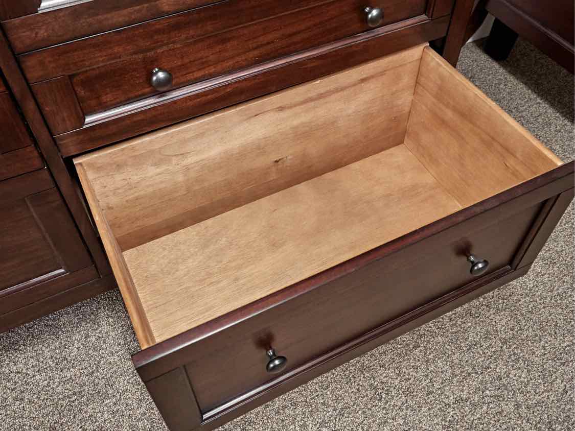 Espresso 10 Drawer Dresser & Mirror