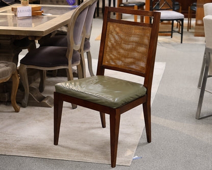 Set of (5) Baker' Michael Taylor'  Cane  Back Dining Chairs