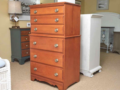 Solid Maple 3 Over 3 Drawer Chest