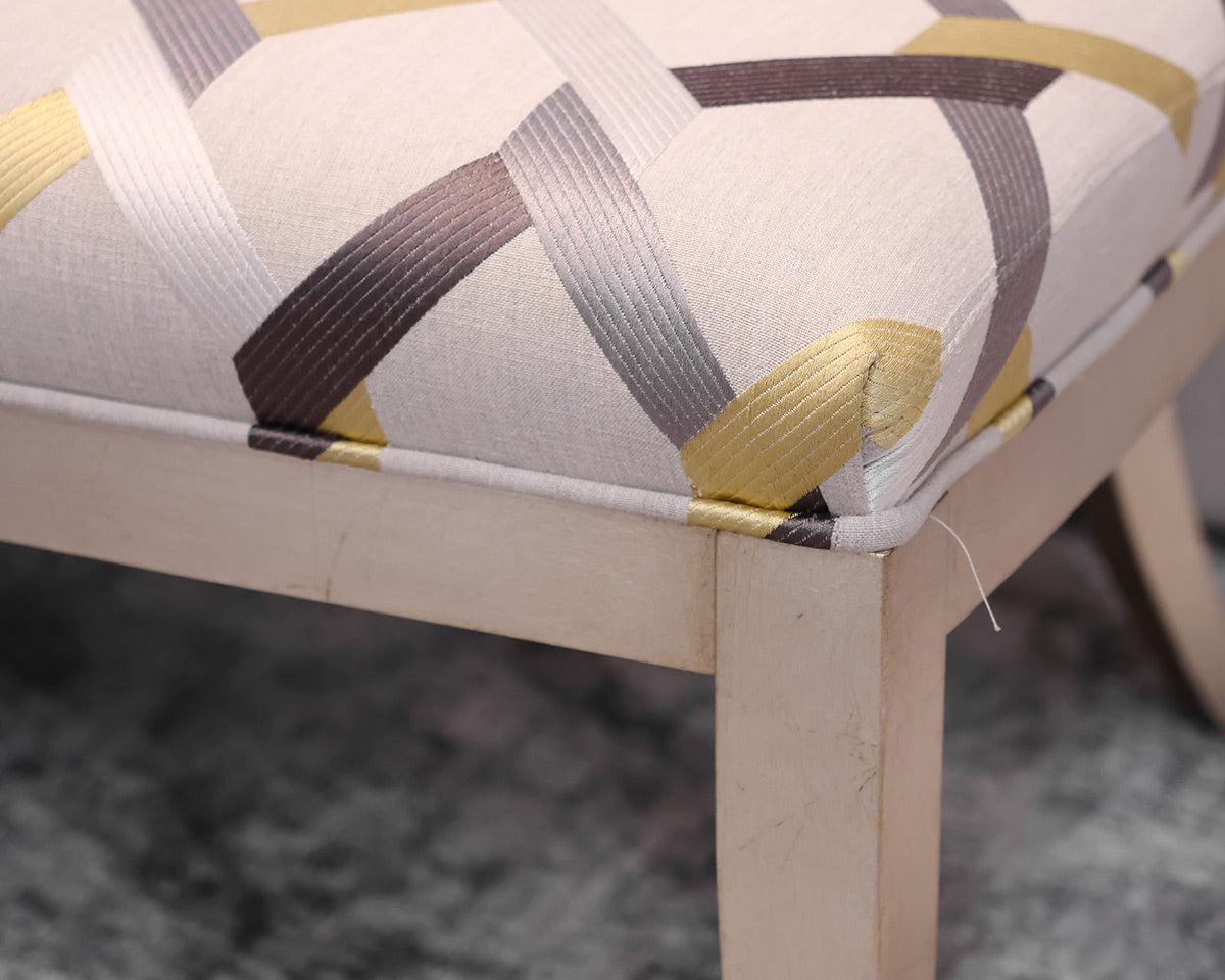 Custom Contemporary Upholstered Bench
