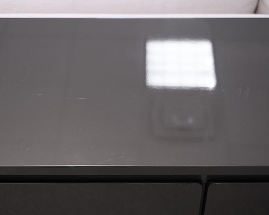 Gray Lacquer MCM Console