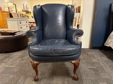 Classic Leather Wingback Chair