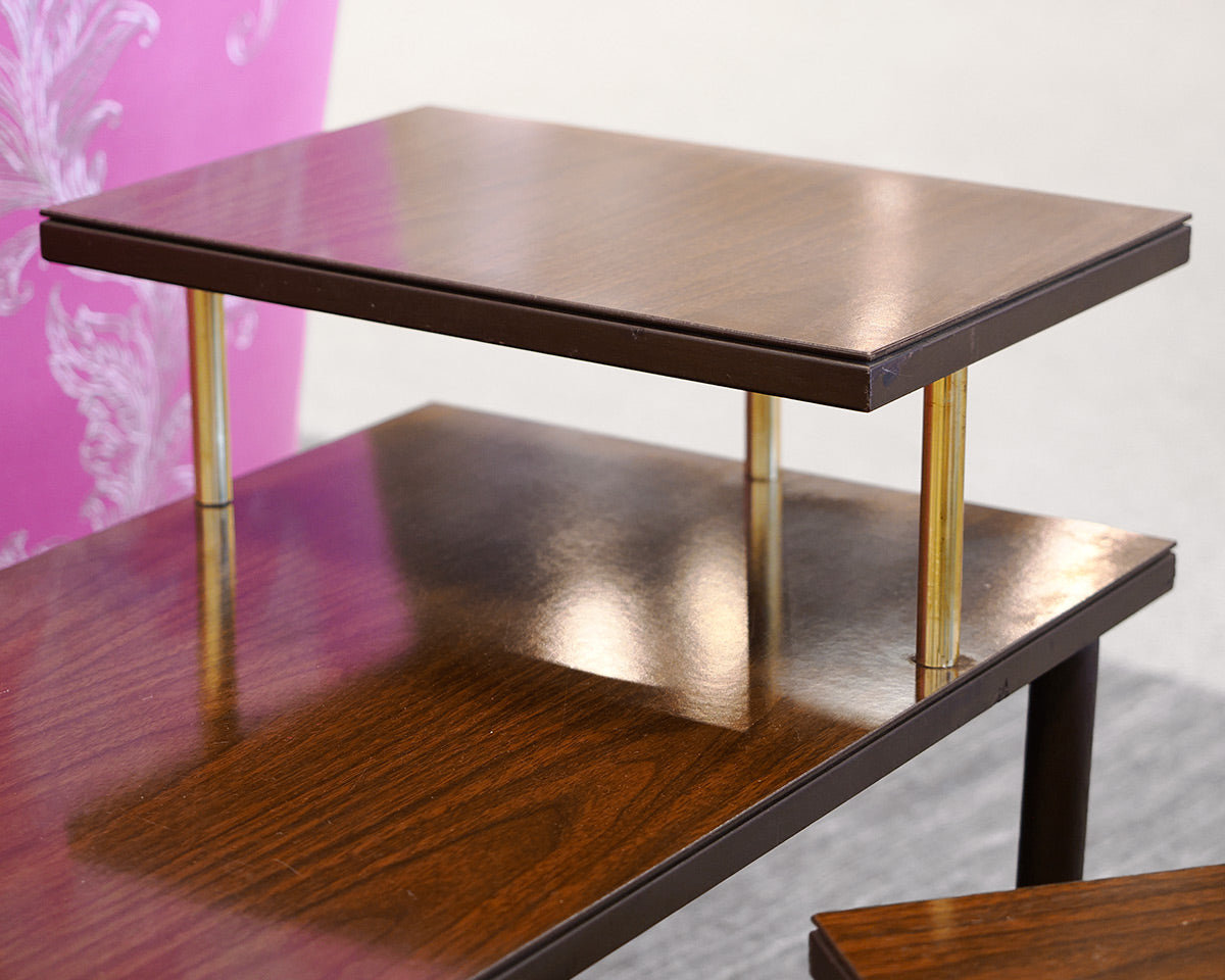 Pair of MCM Two-Tier Side Tables