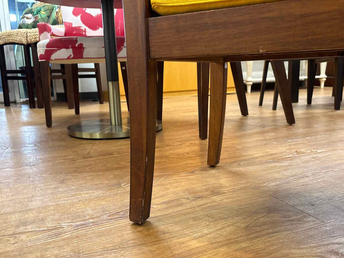 Pier I Imports Mahogany & rattan Bench